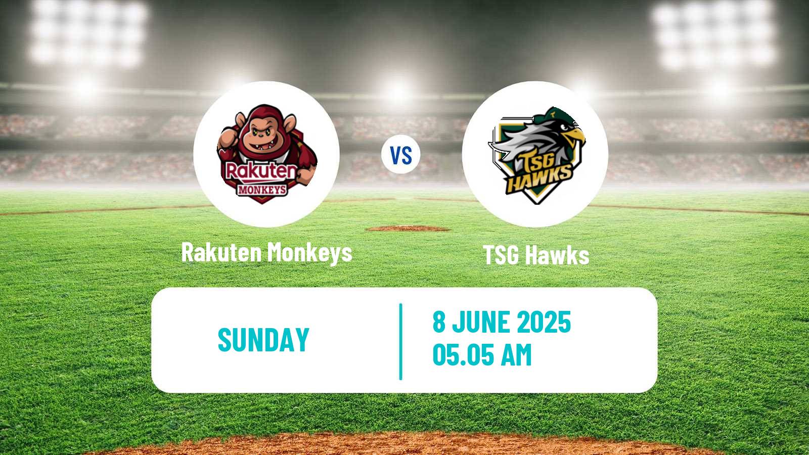 Baseball Taiwan CPBL Rakuten Monkeys - TSG Hawks