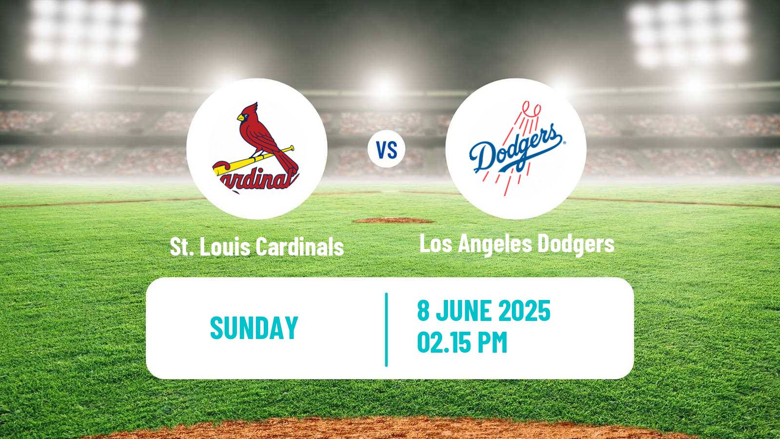 Baseball MLB St. Louis Cardinals - Los Angeles Dodgers