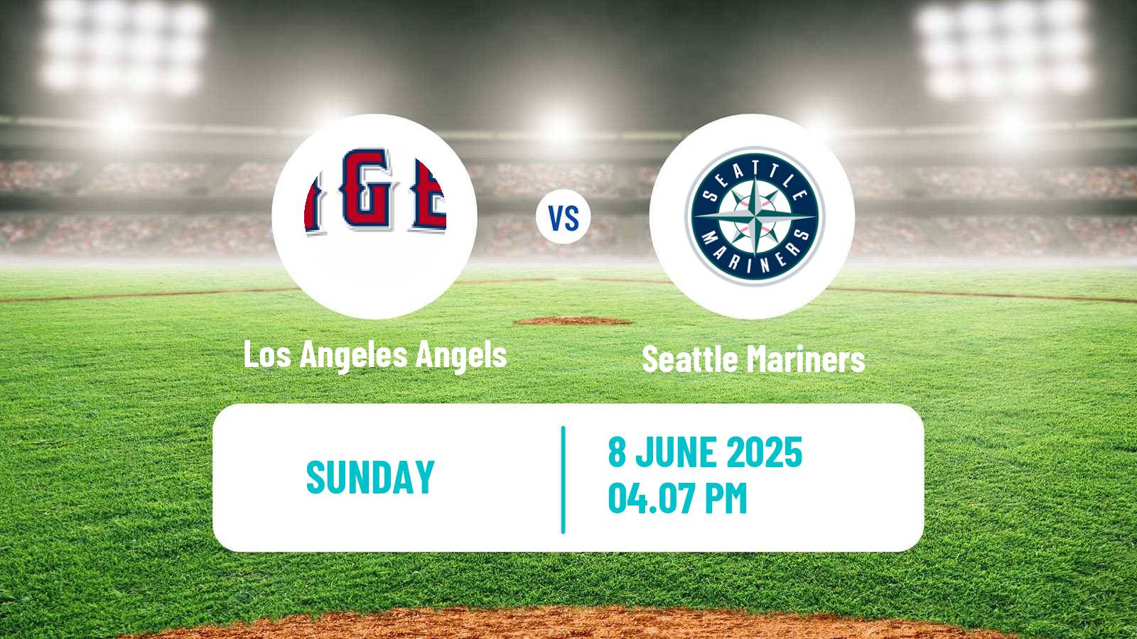 Baseball MLB Los Angeles Angels - Seattle Mariners