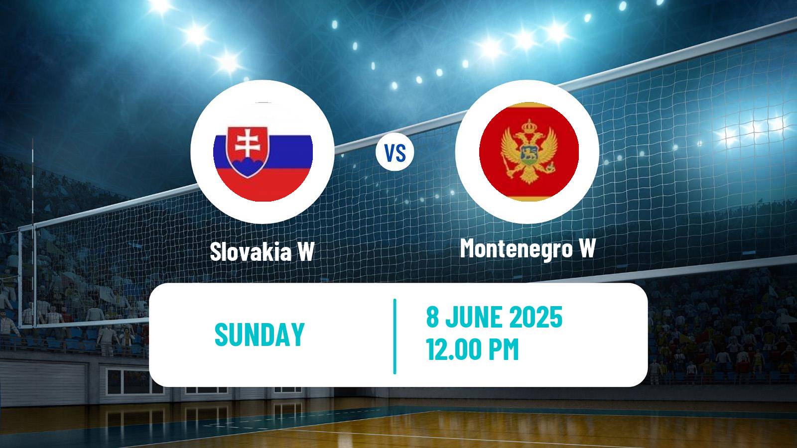 Volleyball Golden European League Volleyball Women Slovakia W - Montenegro W