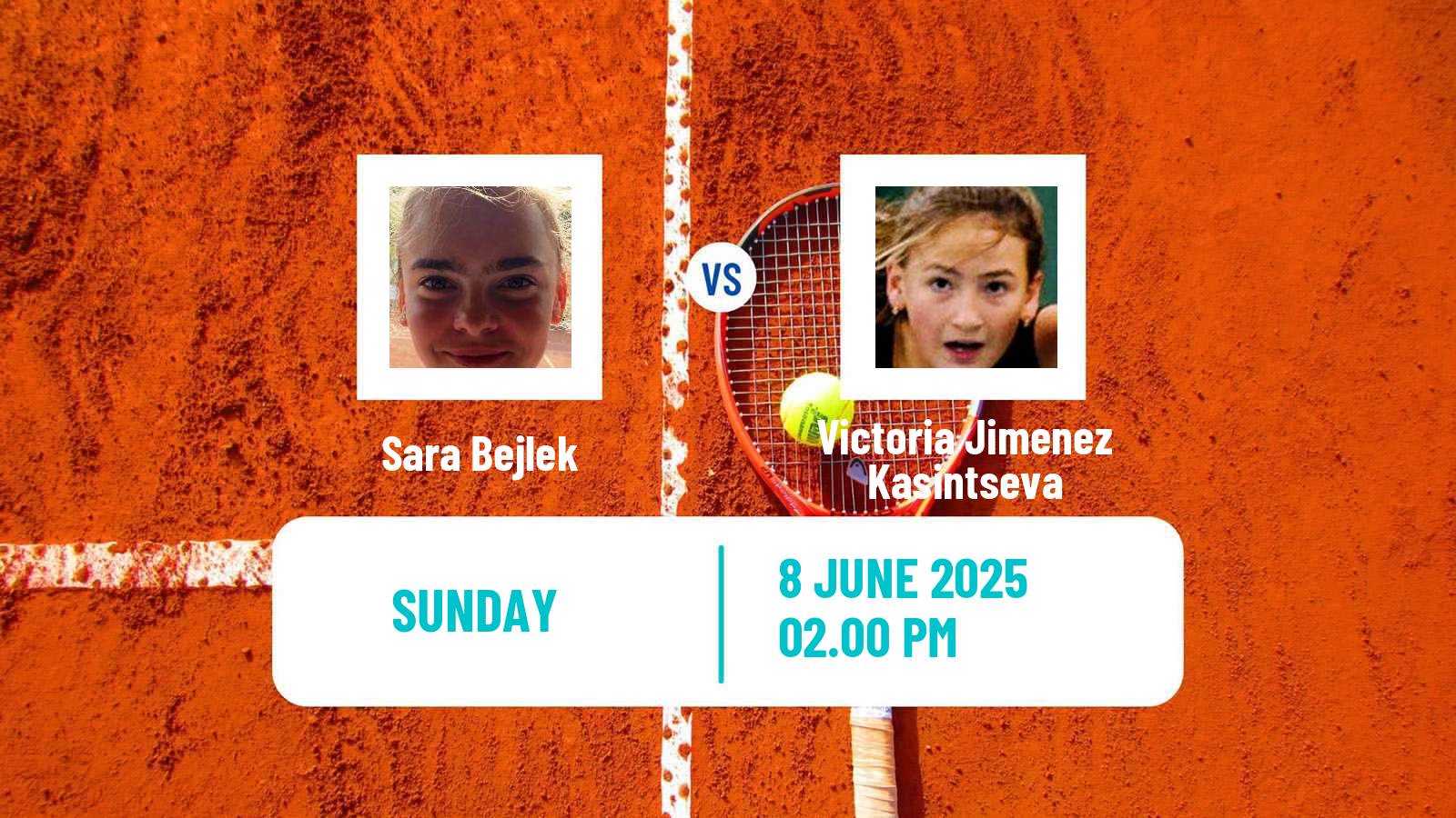Tennis Makarska Challenger Women Sara Bejlek - Victoria Jimenez Kasintseva
