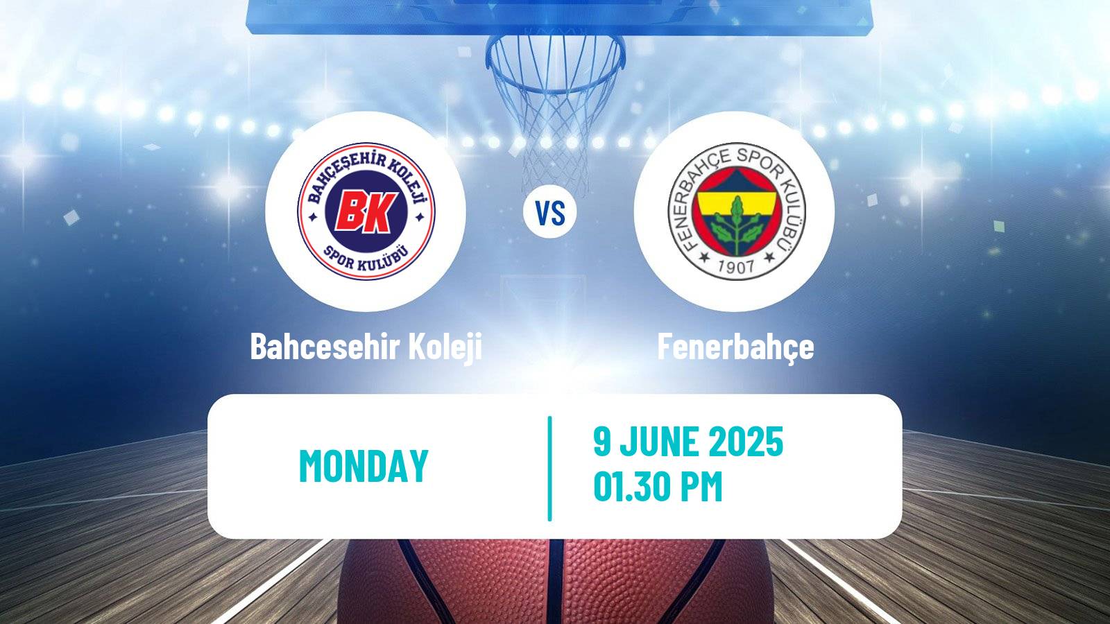 Basketball Turkish Basketball Super Ligi Bahcesehir Koleji - Fenerbahçe