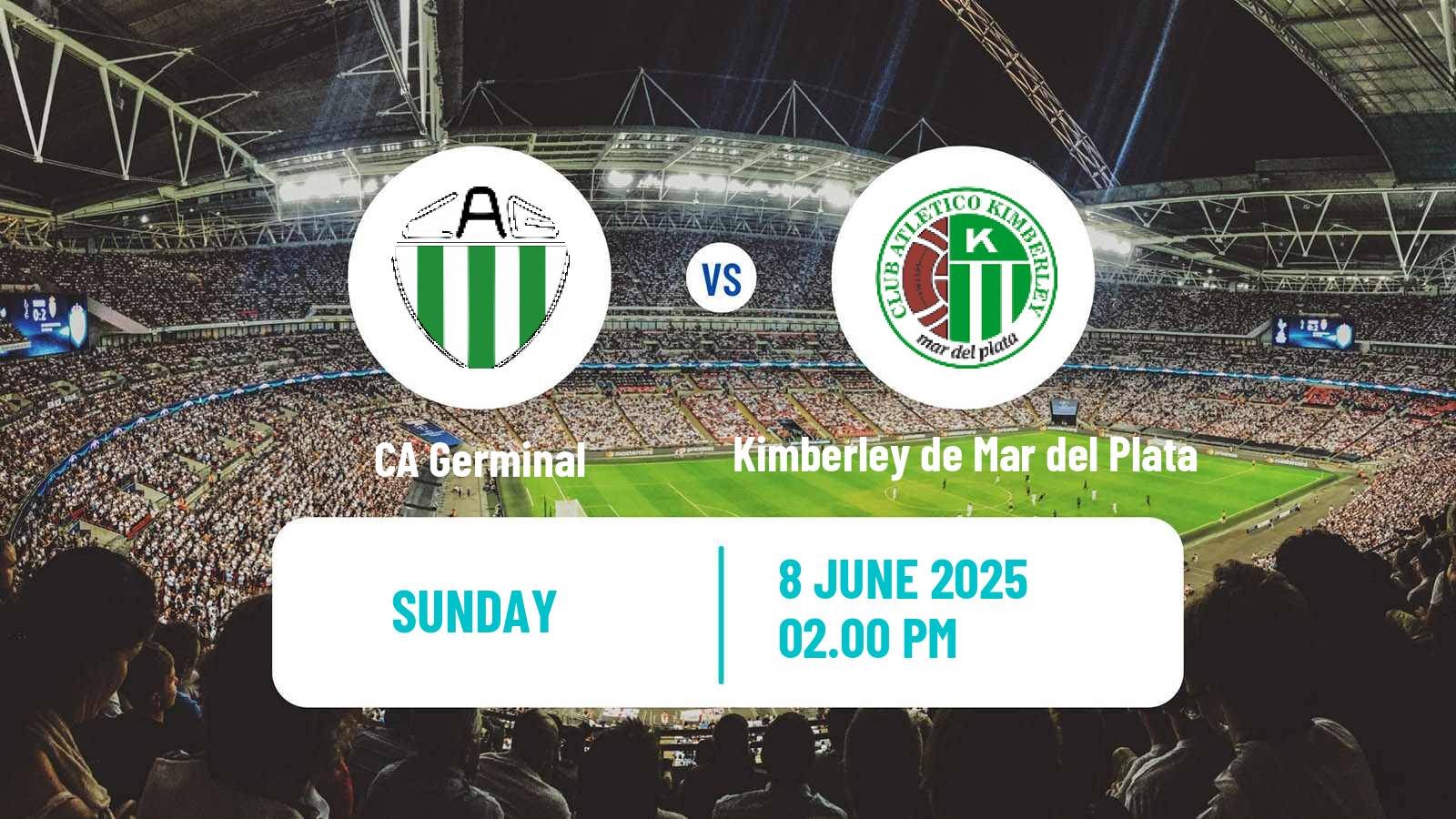 Soccer Argentinian Torneo Federal Germinal - Kimberley de Mar del Plata