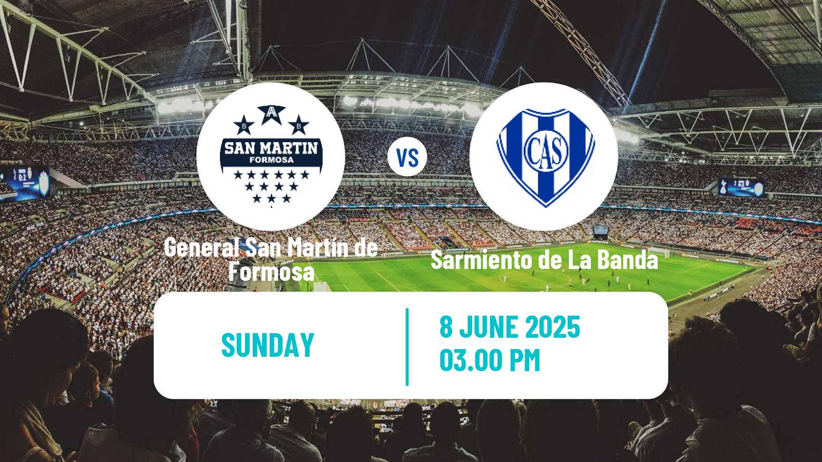 Soccer Argentinian Torneo Federal General San Martín de Formosa - Sarmiento de La Banda