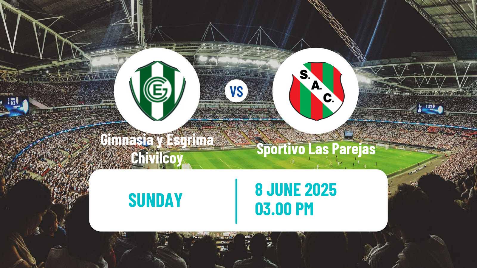 Soccer Argentinian Torneo Federal Gimnasia y Esgrima Chivilcoy - Sportivo Las Parejas