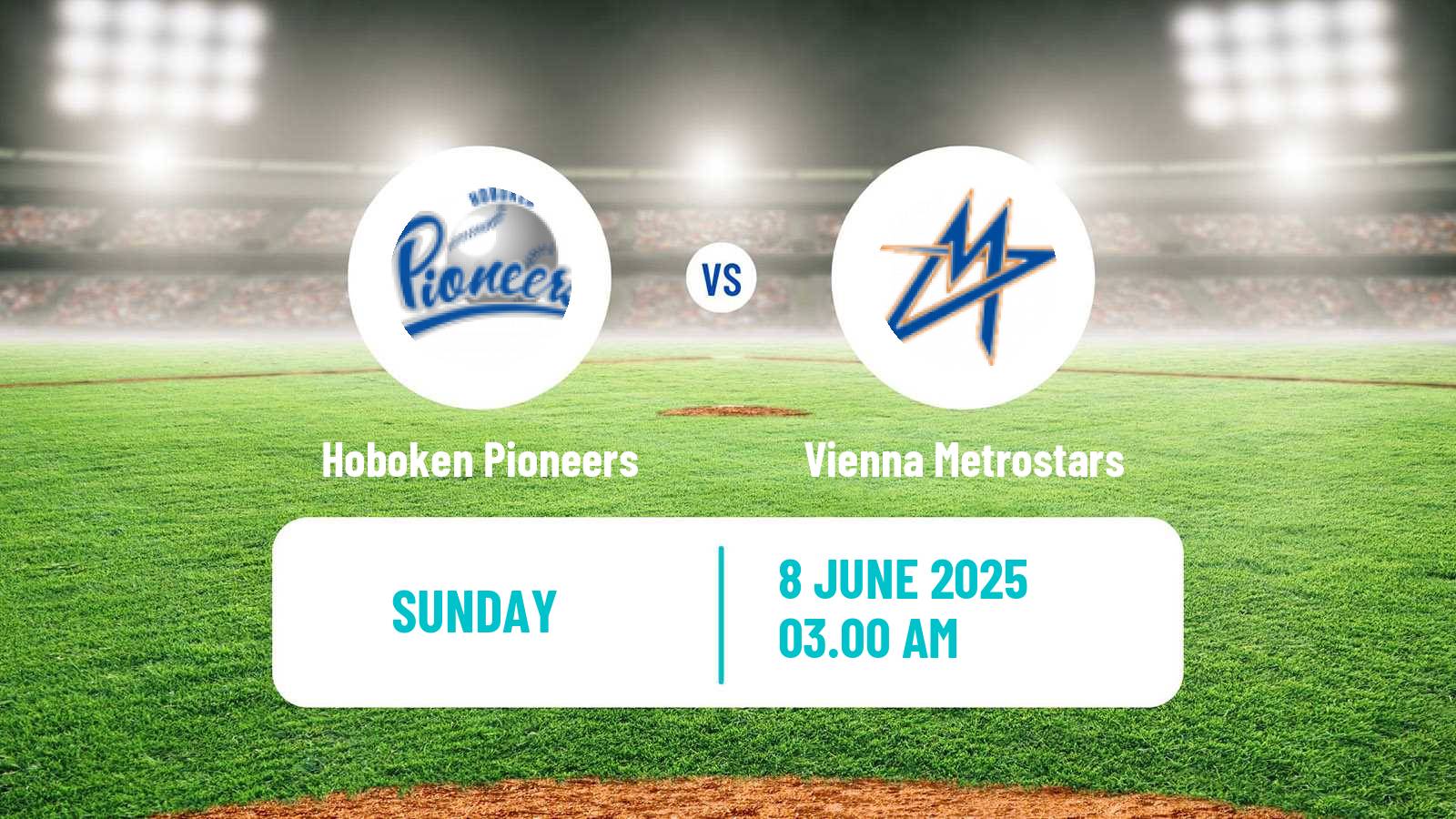 Baseball Confederation Cup Baseball Hoboken Pioneers - Vienna Metrostars