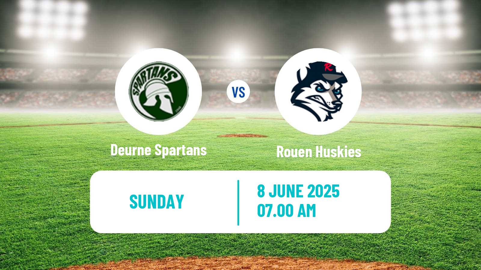 Baseball Confederation Cup Baseball Deurne Spartans - Rouen Huskies
