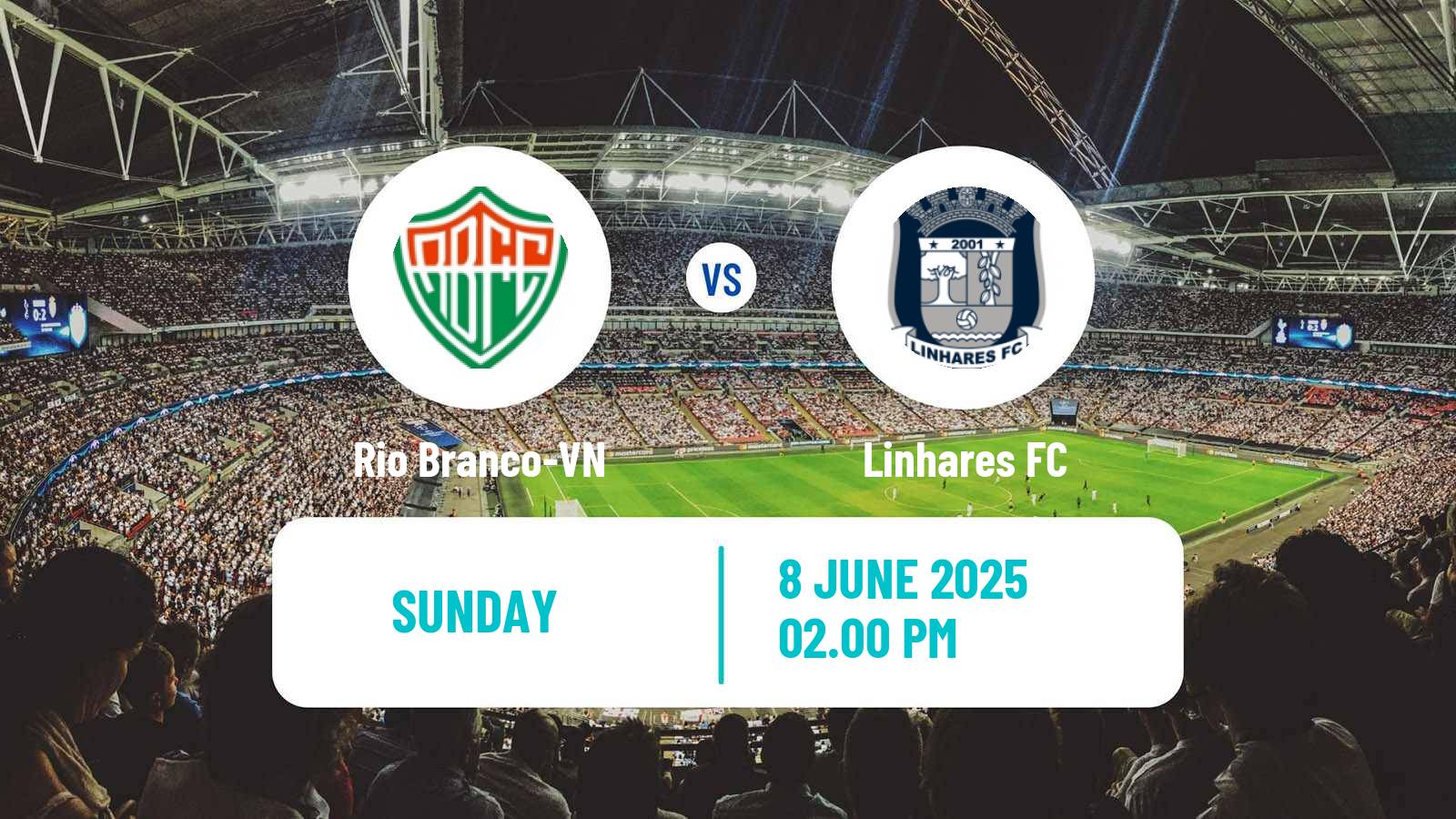 Soccer Brazilian Copa Espirito Santo Rio Branco-VN - Linhares