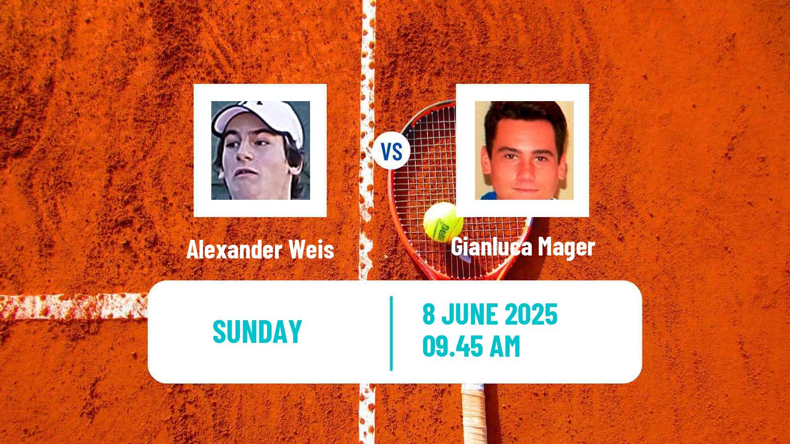 Tennis Perugia Challenger Men Alexander Weis - Gianluca Mager