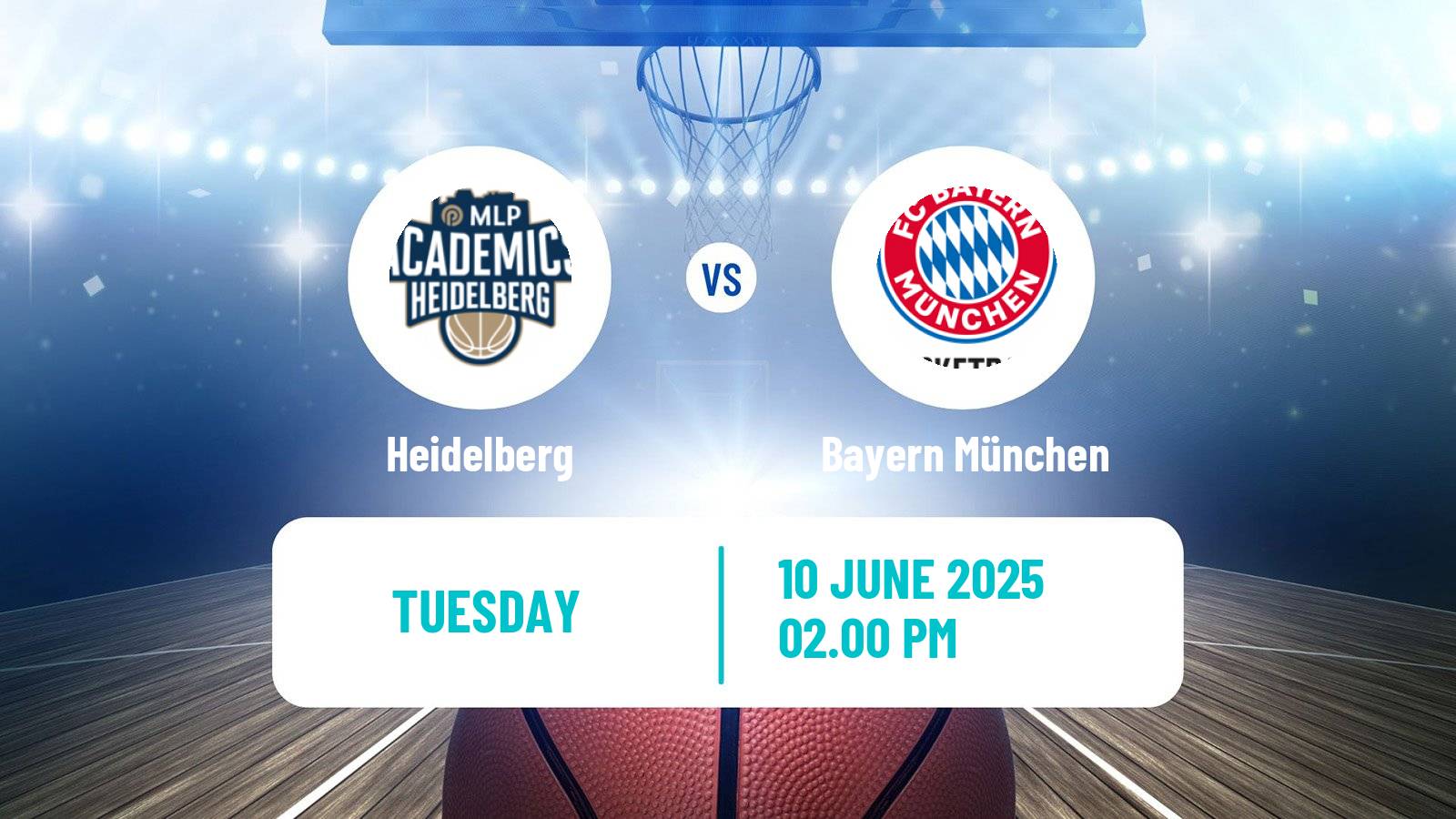 Basketball German BBL Heidelberg - Bayern München