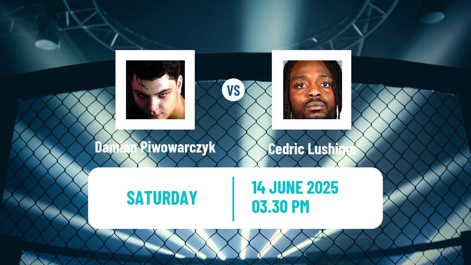 MMA Light Heavyweight Ksw Men Damian Piwowarczyk - Cedric Lushima