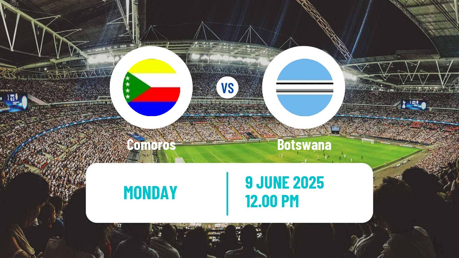 Soccer COSAFA Cup Comoros - Botswana