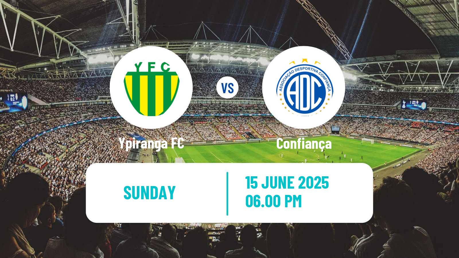 Soccer Brazilian Serie C Ypiranga - Confiança