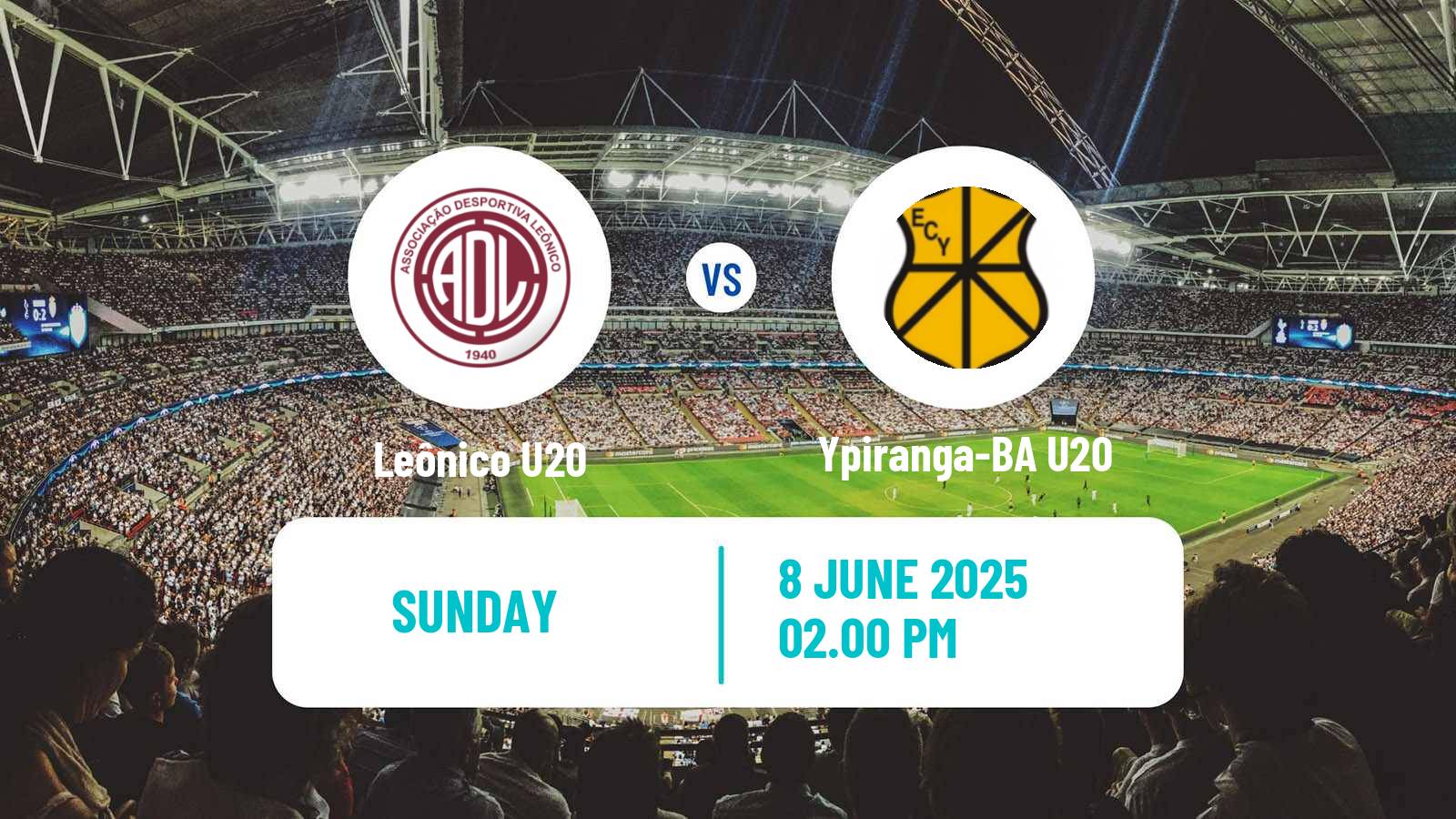 Soccer Brazilian Baiano U20 Leônico U20 - Ypiranga-BA U20