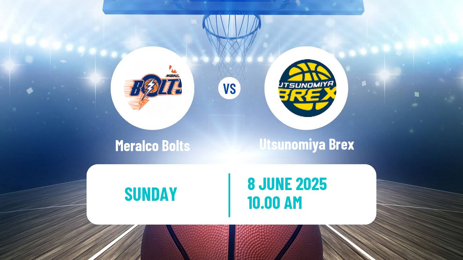 Basketball Asia Champions League Basketball Meralco Bolts - Utsunomiya Brex