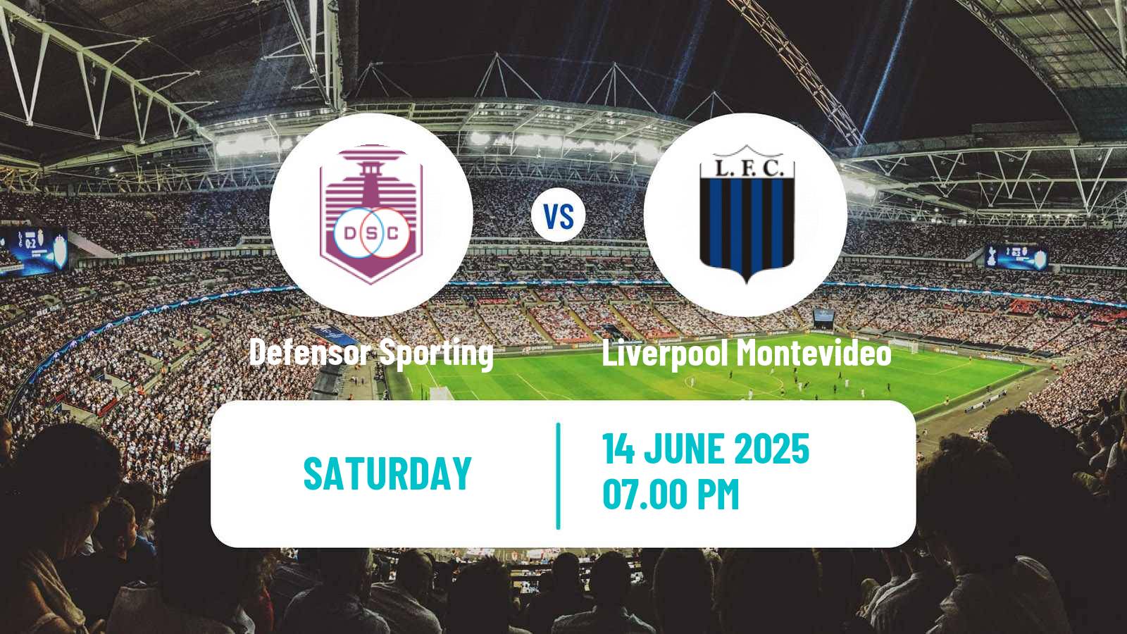 Soccer Uruguayan Primera Division Defensor Sporting - Liverpool Montevideo