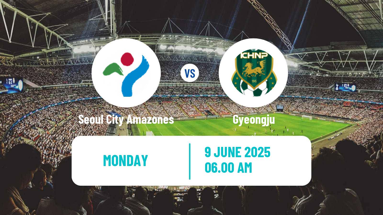 Soccer South Korean WK League Seoul City Amazones - Gyeongju