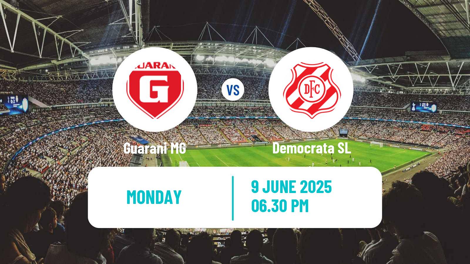 Soccer Brazilian Campeonato Mineiro 2 Guarani MG - Democrata SL