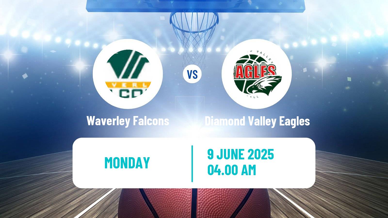 Basketball Australian NBL1 South Women Waverley Falcons - Diamond Valley Eagles