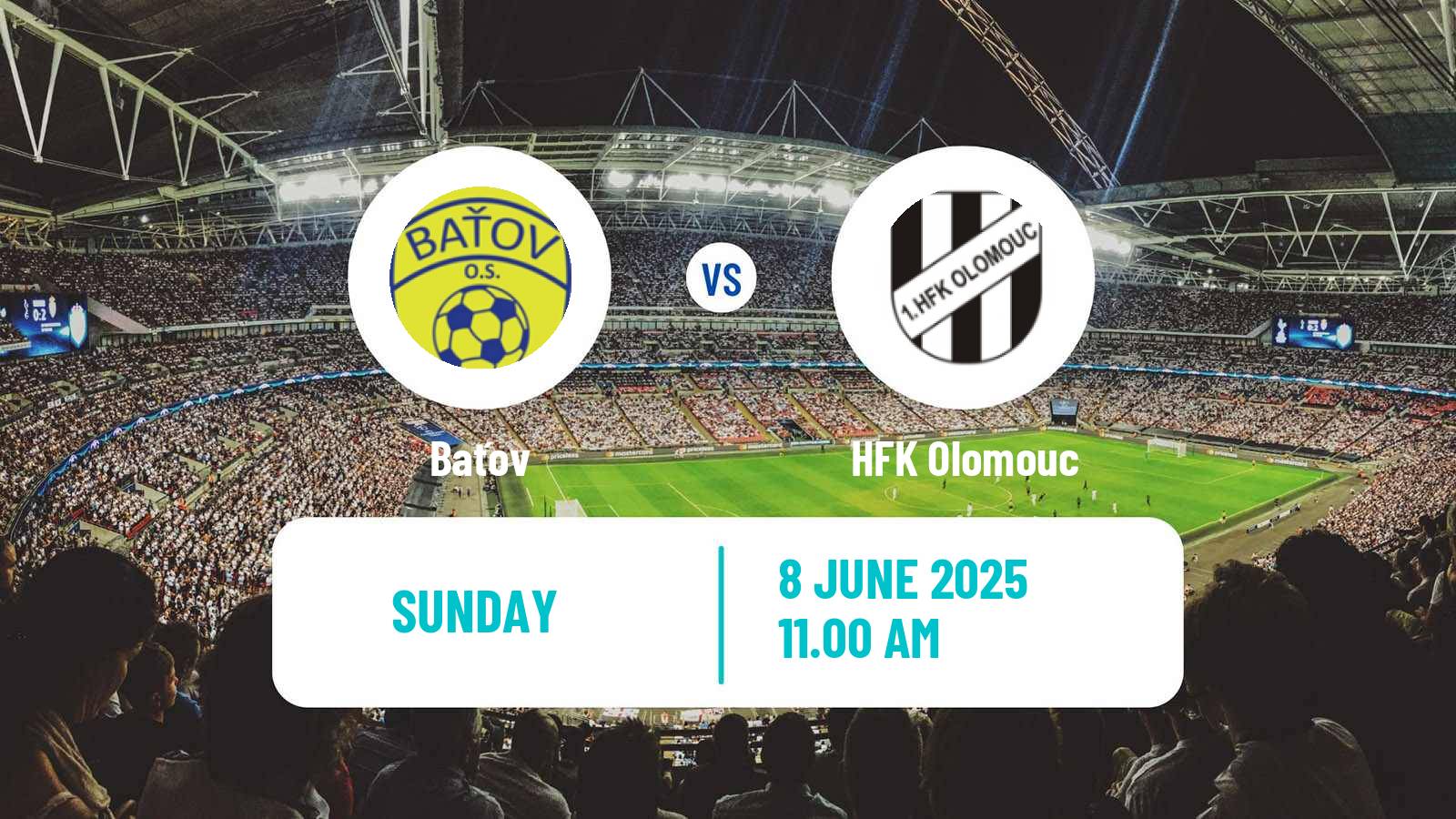 Soccer Czech Division E Baťov - HFK Olomouc