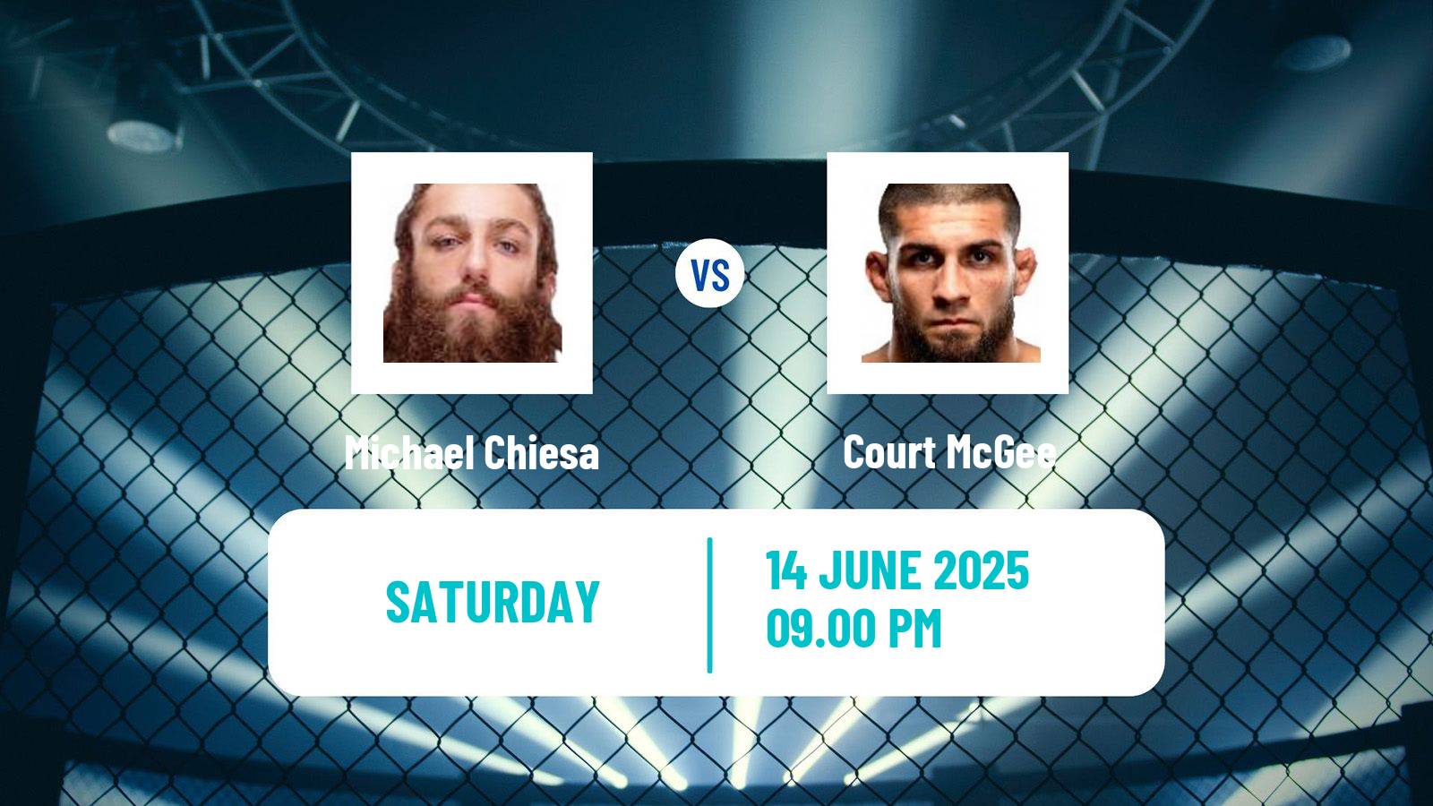 MMA Welterweight UFC Men Michael Chiesa - Court McGee