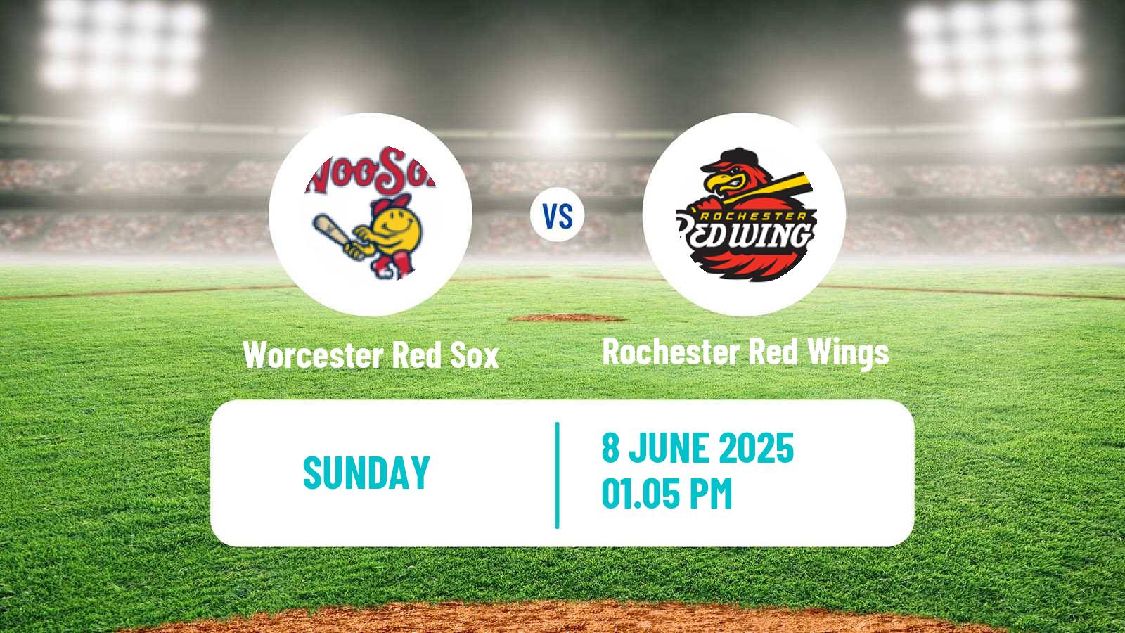 Baseball IL Worcester Red Sox - Rochester Red Wings