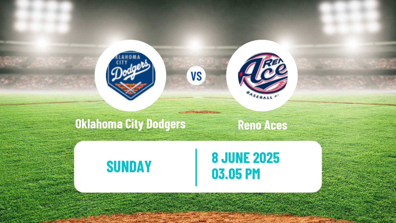 Baseball PCL Oklahoma City Dodgers - Reno Aces