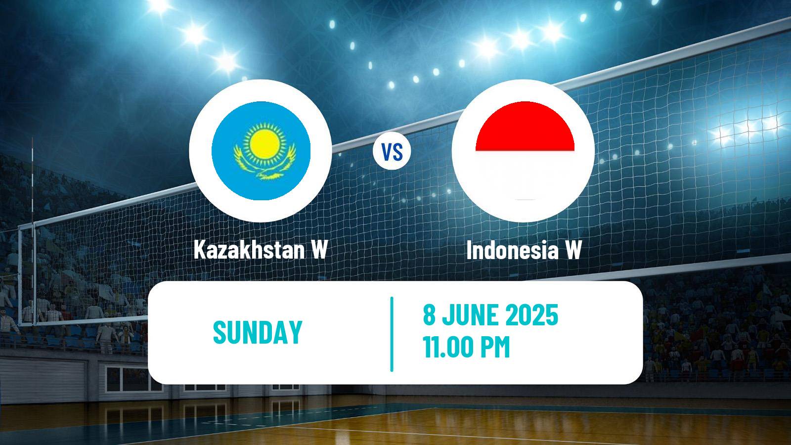 Volleyball AVC Challenge Cup Volleyball Women Kazakhstan W - Indonesia W