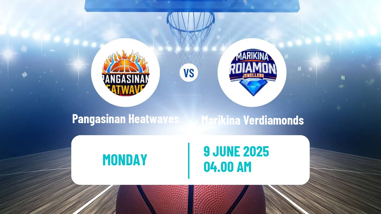 Basketball Philippines MBPL  Pangasinan Heatwaves - Marikina Verdiamonds
