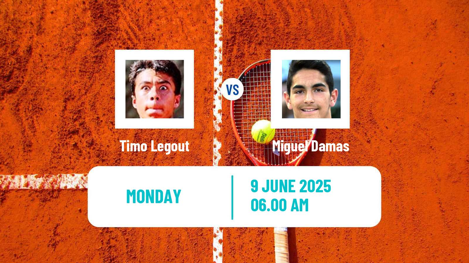 Tennis Lyon Challenger Men Timo Legout - Miguel Damas