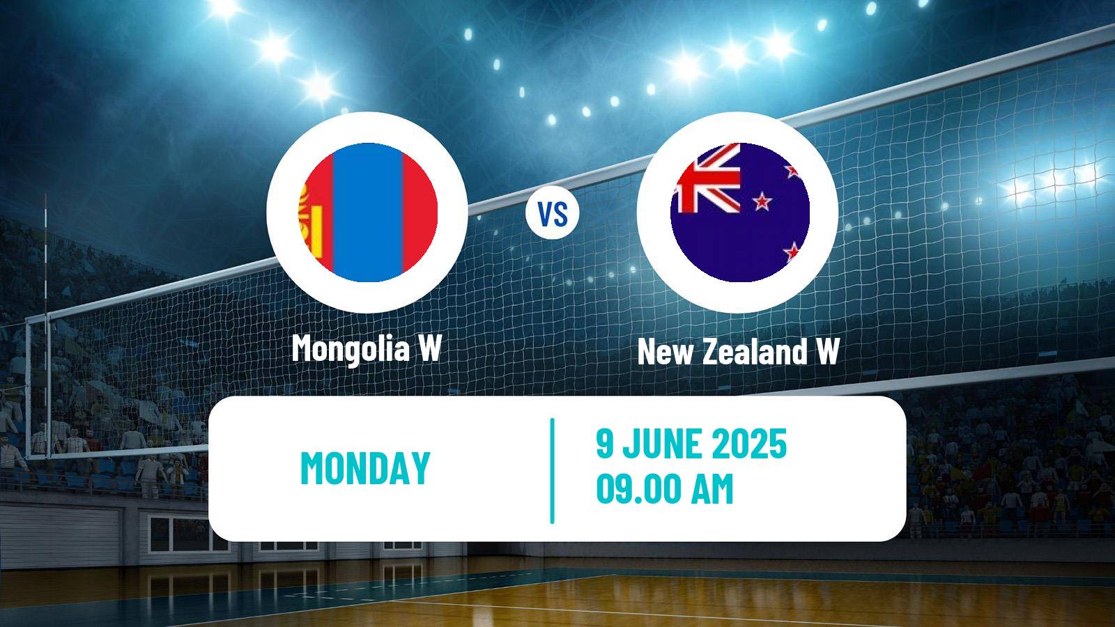 Volleyball AVC Challenge Cup Volleyball Women Mongolia W - New Zealand W