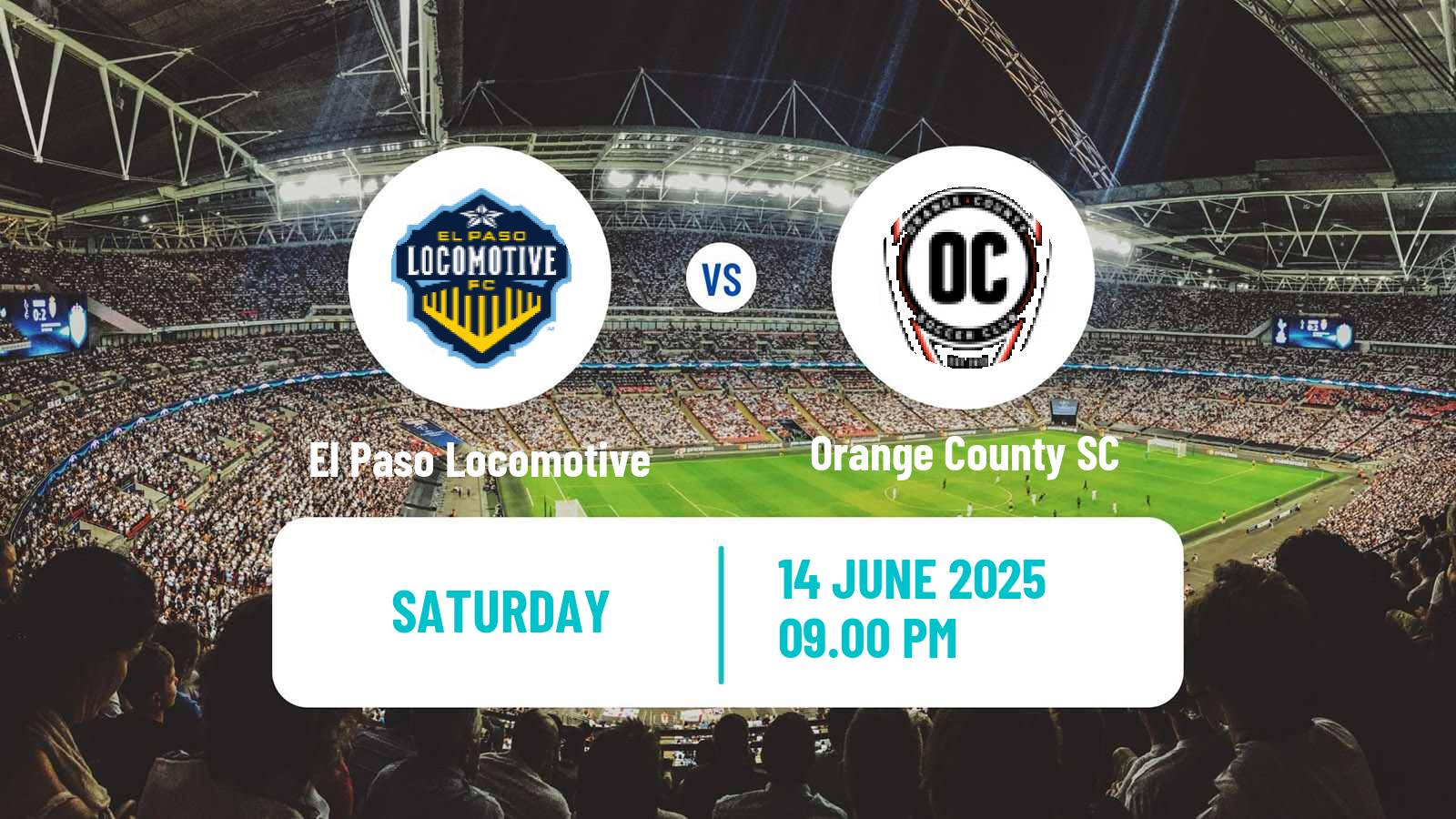 Soccer USL Championship El Paso Locomotive - Orange County SC