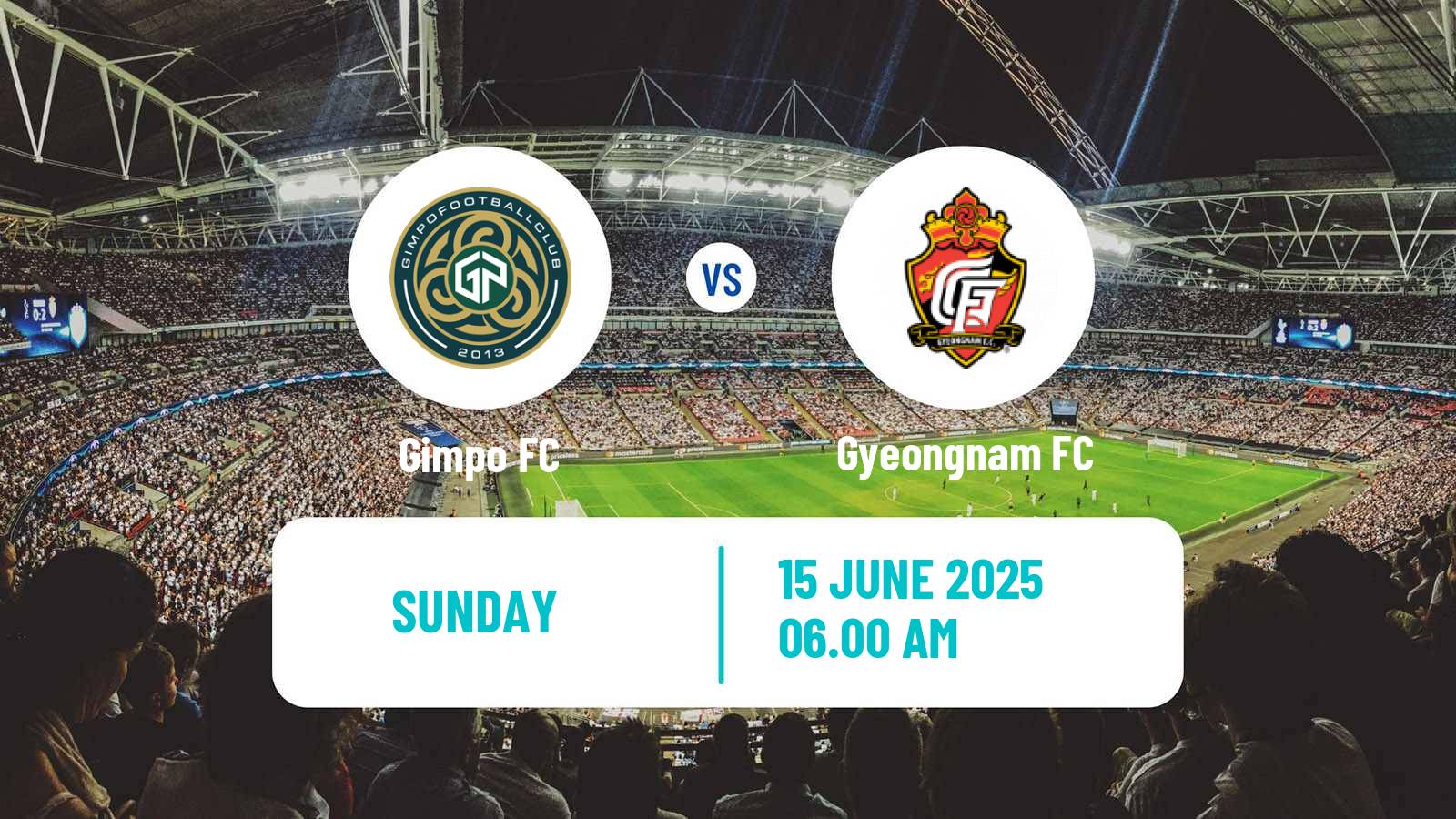 Soccer South Korean K-League 2 Gimpo - Gyeongnam