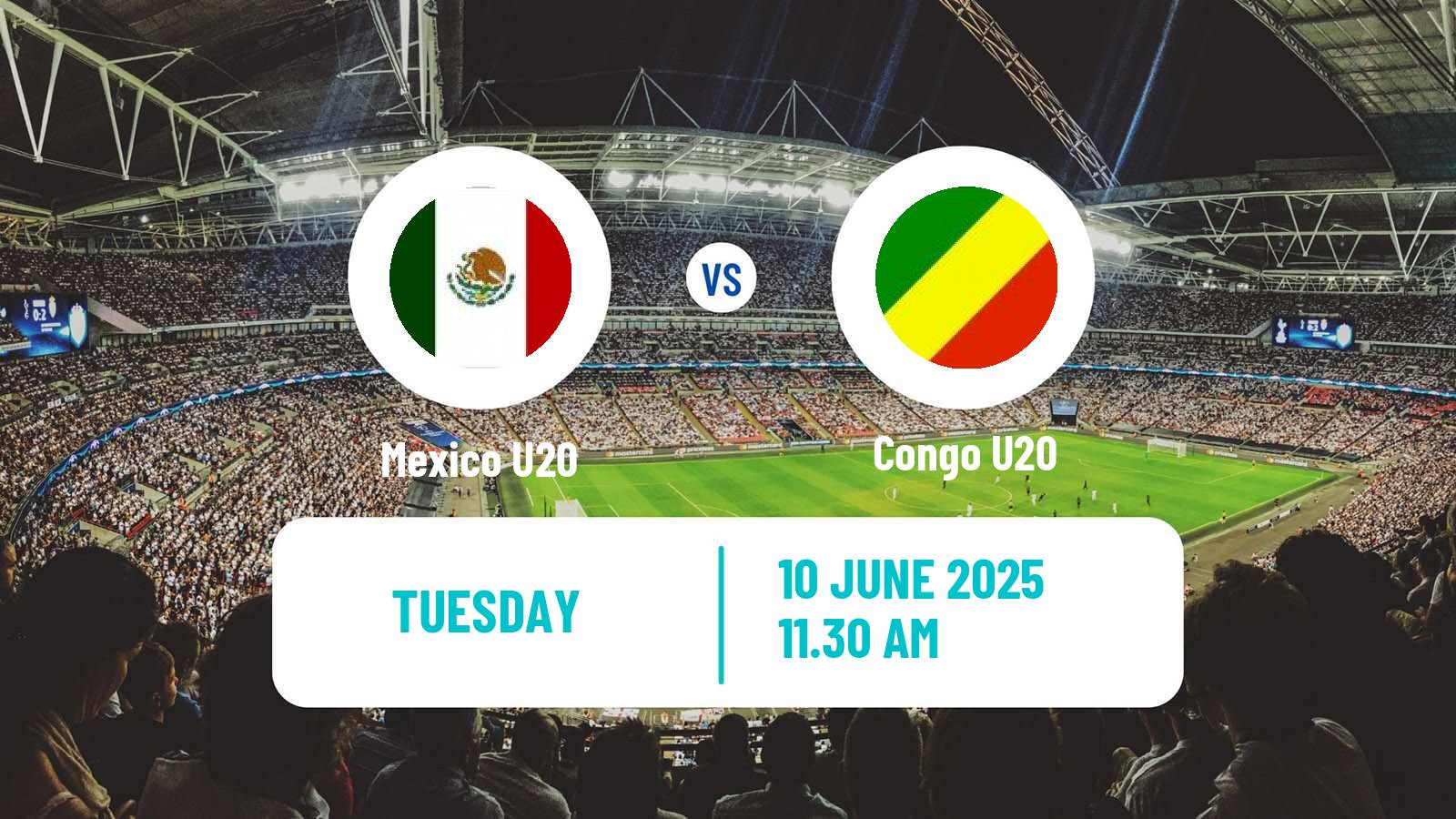 Soccer Maurice Revello Tournament Mexico U20 - Congo U20