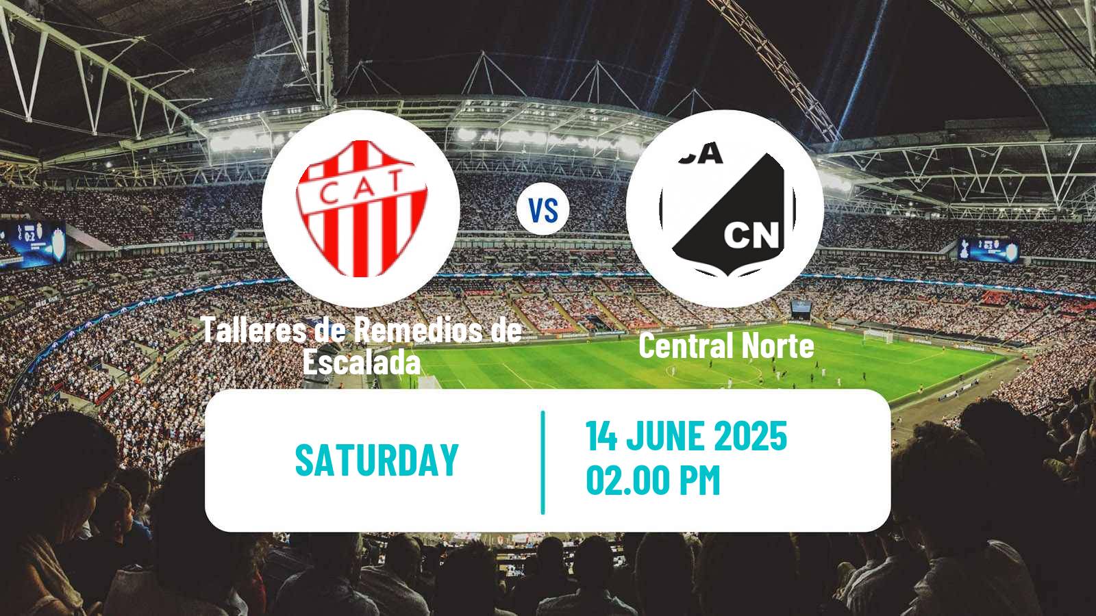 Soccer Argentinian Primera Nacional Talleres de Remedios de Escalada - Central Norte