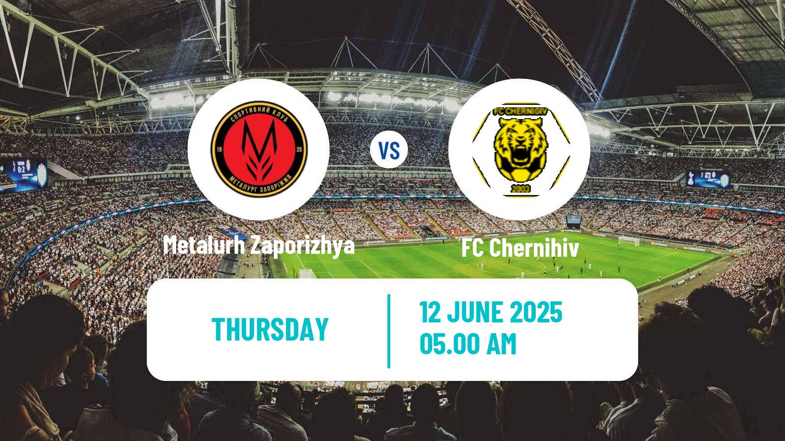 Soccer Ukrainian Persha Liga Metalurh Zaporizhya - Chernihiv