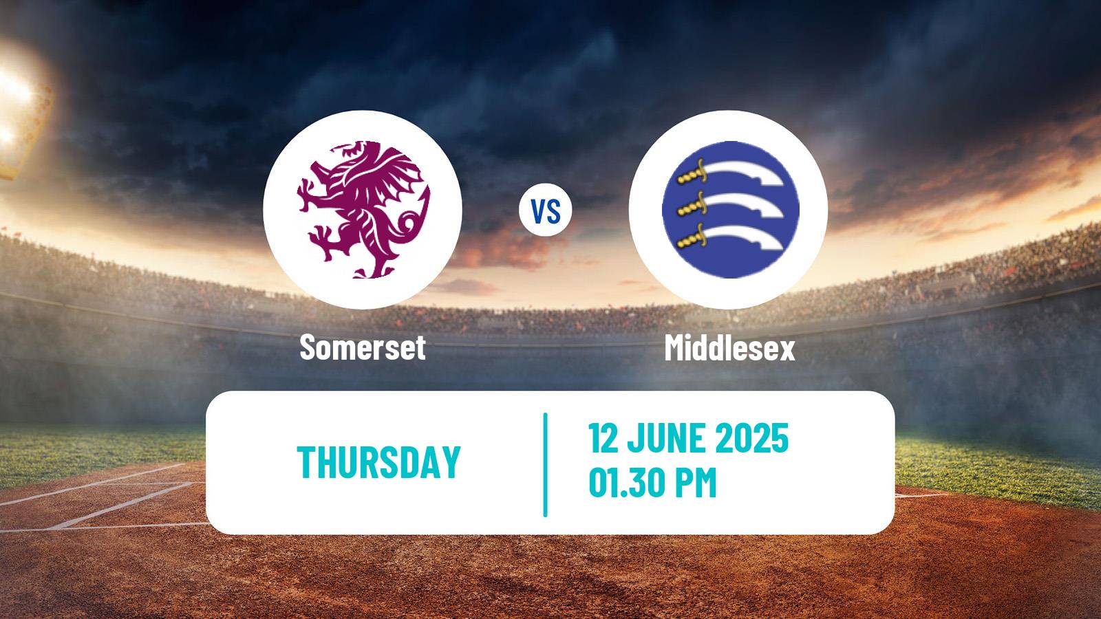 Cricket Vitality Blast Somerset - Middlesex