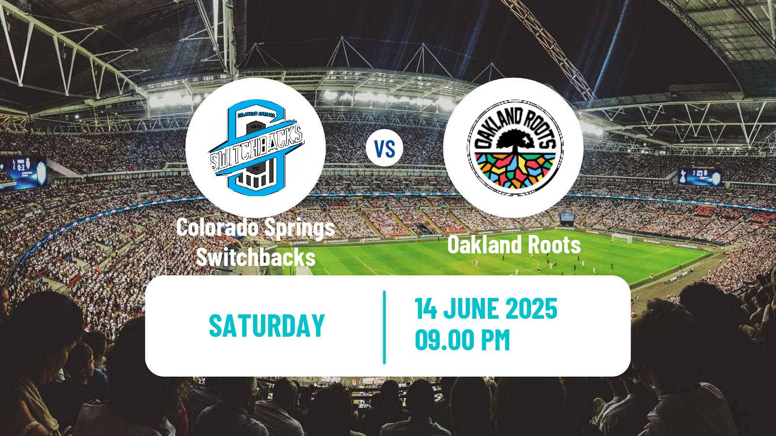 Soccer USL Championship Colorado Springs Switchbacks - Oakland Roots