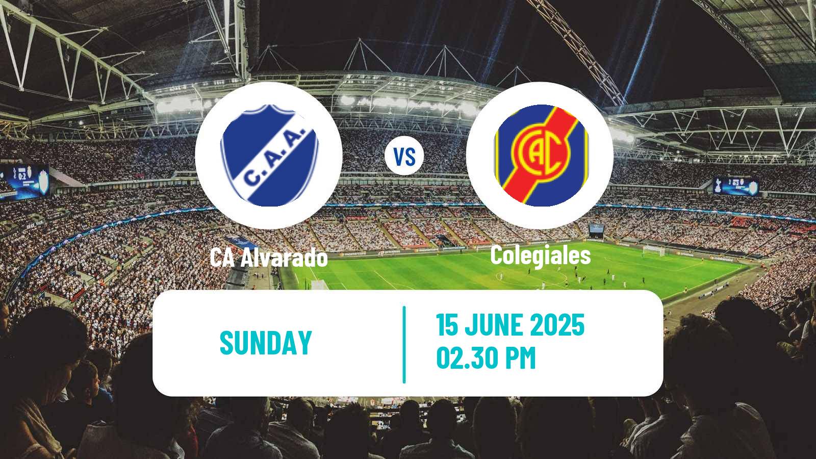 Soccer Argentinian Primera Nacional Alvarado - Colegiales