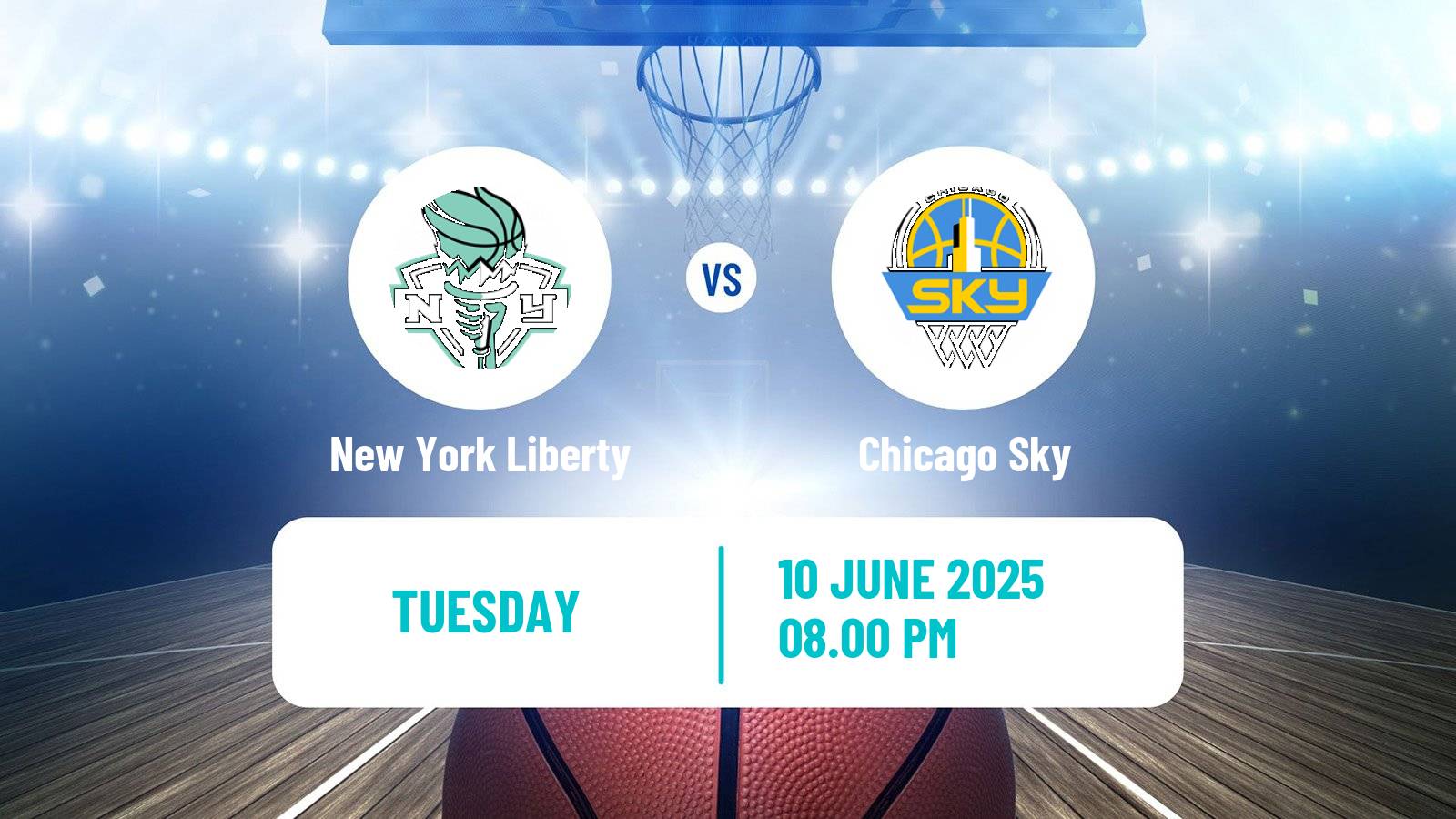 Basketball WNBA New York Liberty - Chicago Sky