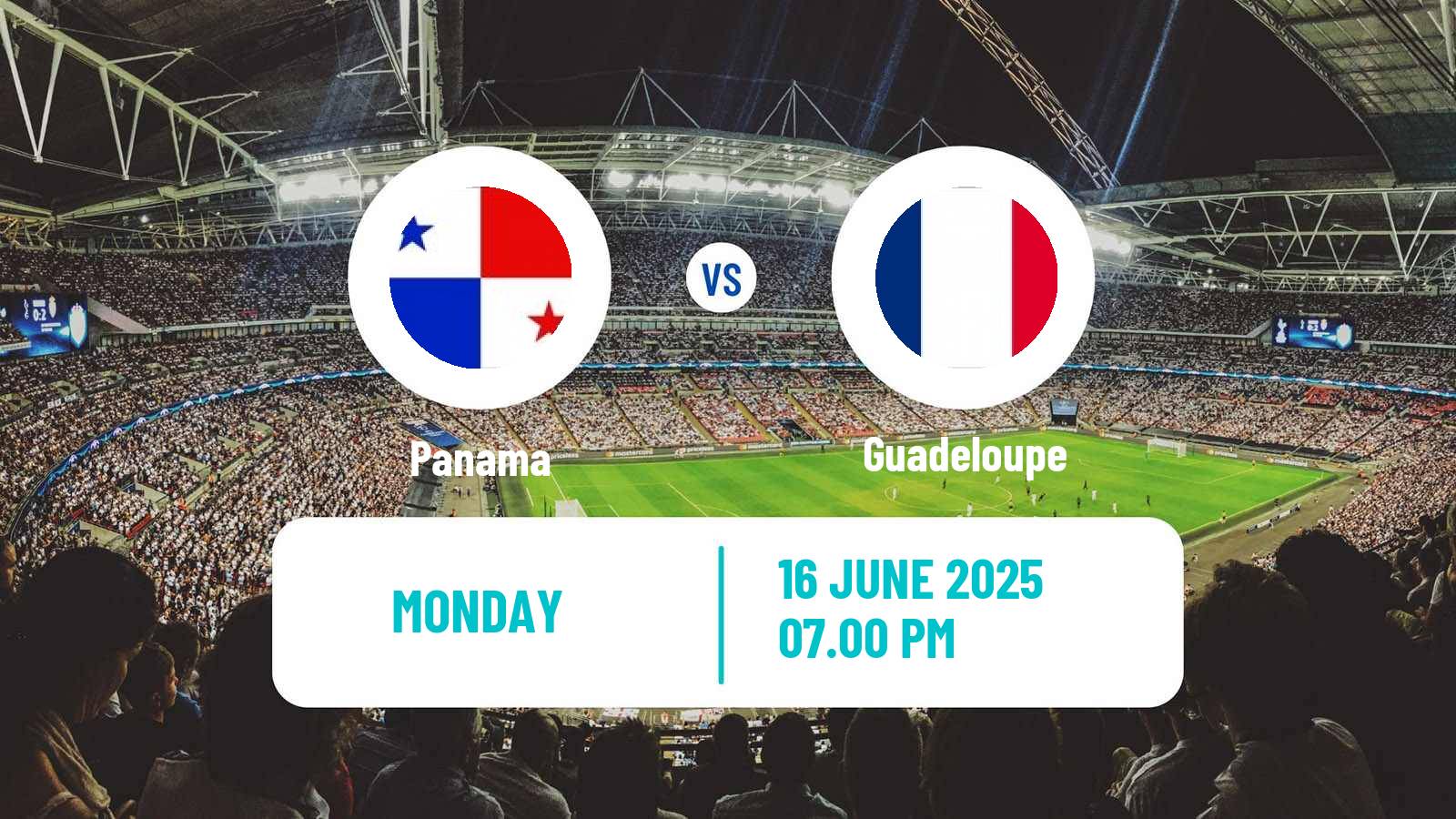 Soccer Gold Cup Panama - Guadeloupe