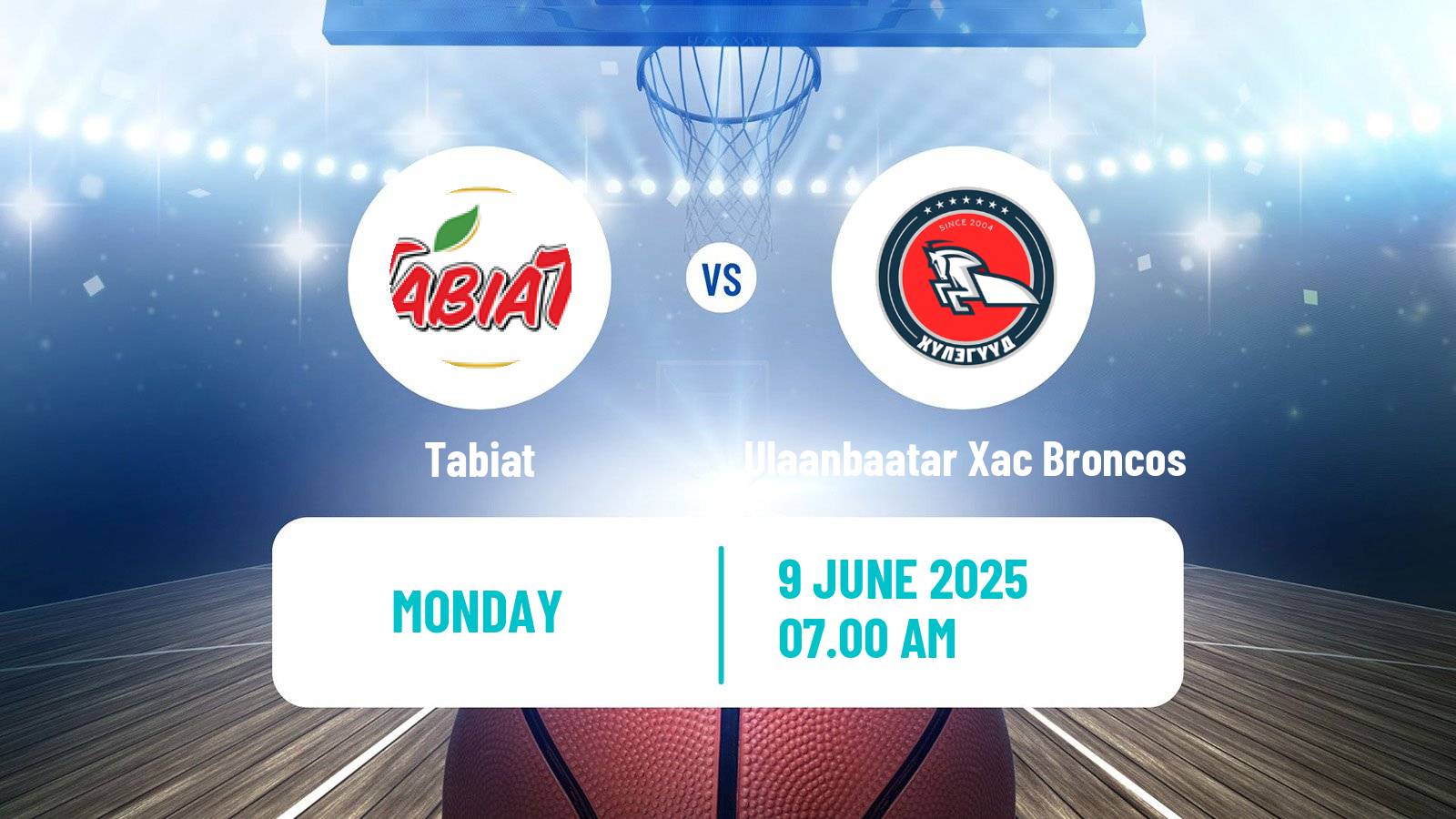 Basketball Asia Champions League Basketball Tabiat - Ulaanbaatar Xac Broncos