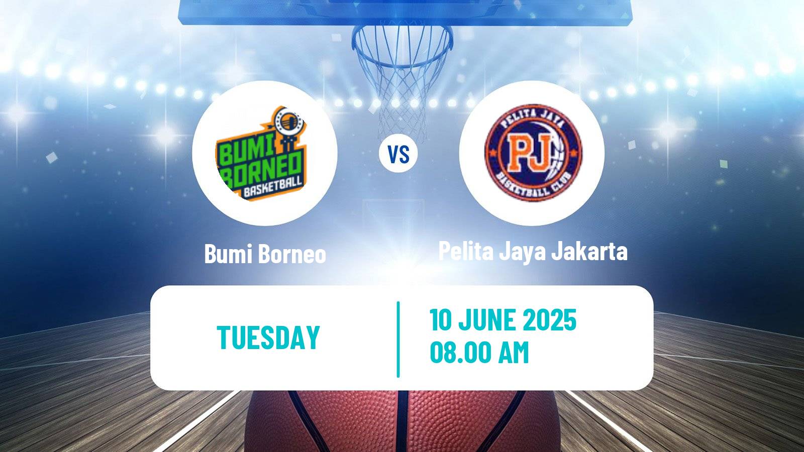 Basketball Indonesian IBL Bumi Borneo - Pelita Jaya Jakarta