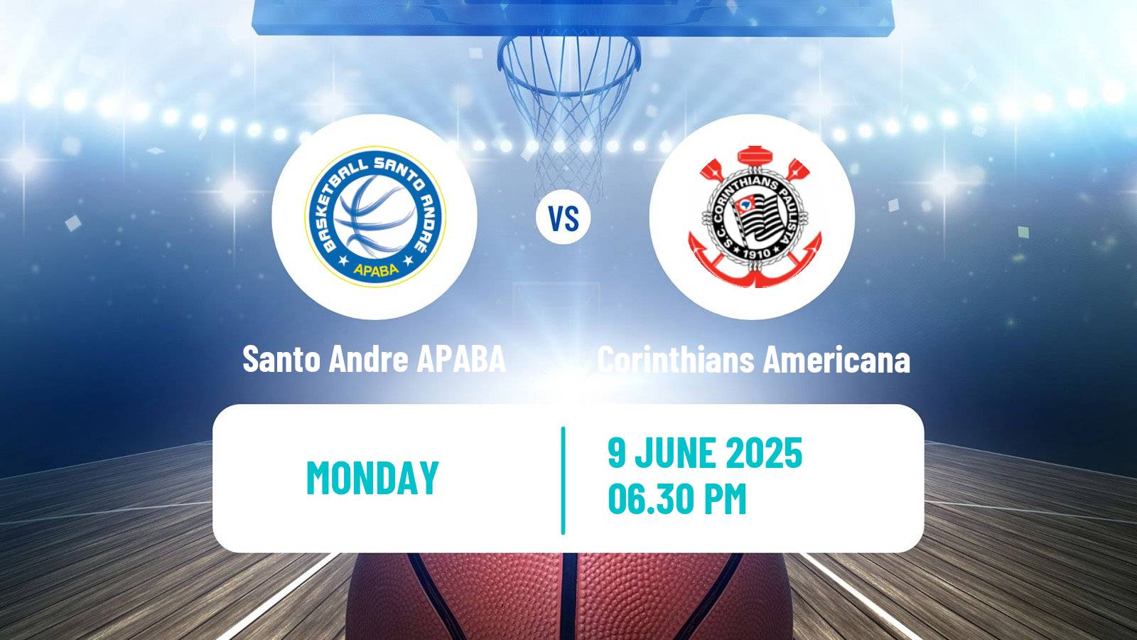 Basketball Brazilian LBF Women Santo Andre APABA - Corinthians Americana