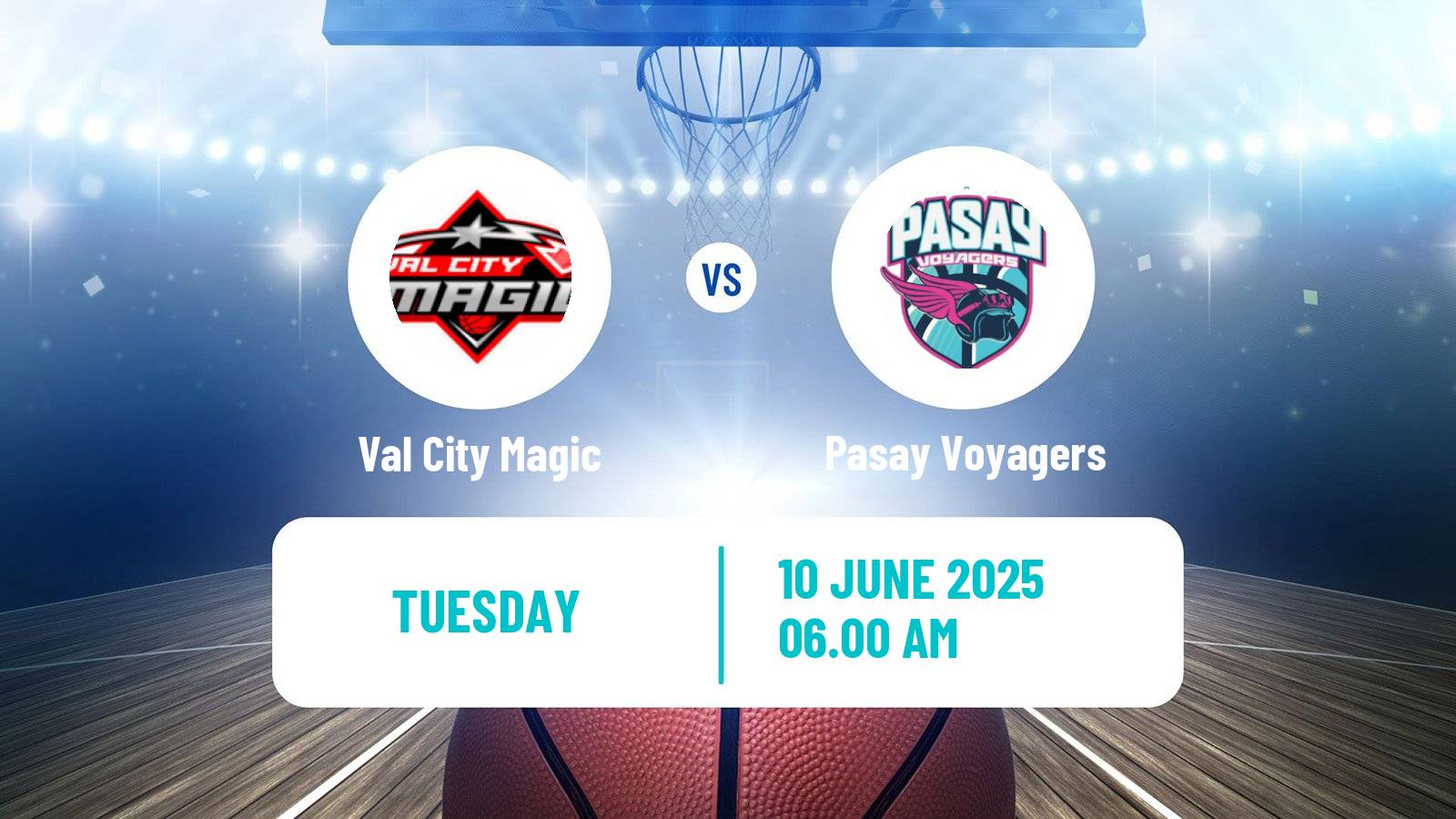 Basketball Philippines MBPL  Val City Magic - Pasay Voyagers