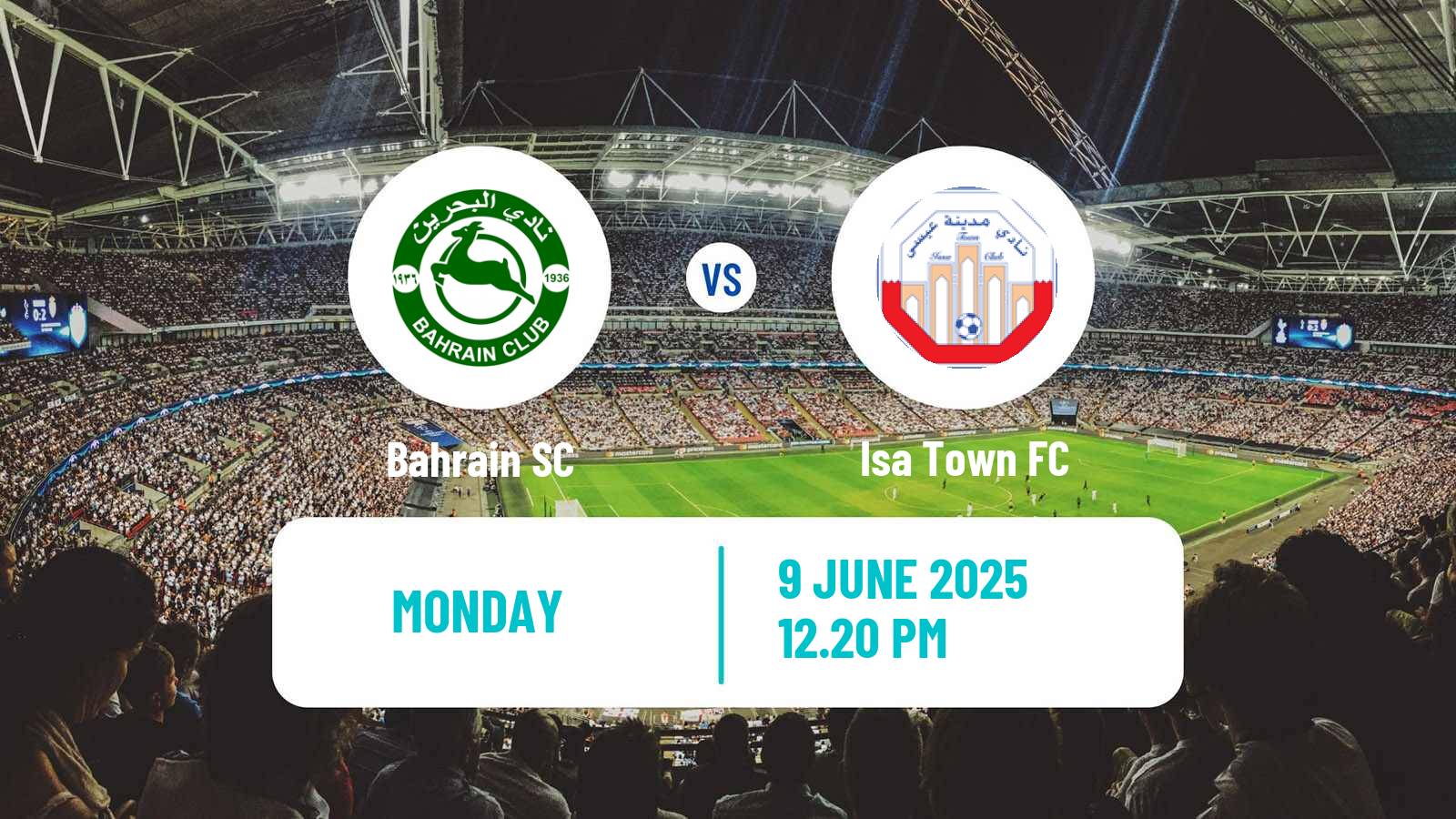 Soccer Bahraini Premier League Bahrain SC - Isa Town