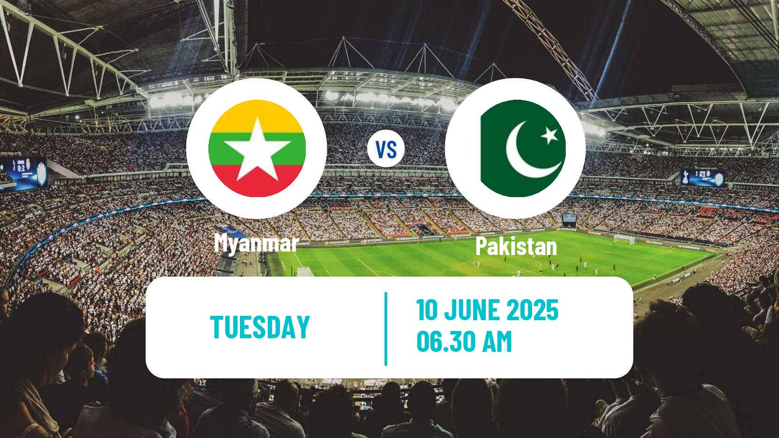Soccer Asian Cup Myanmar - Pakistan