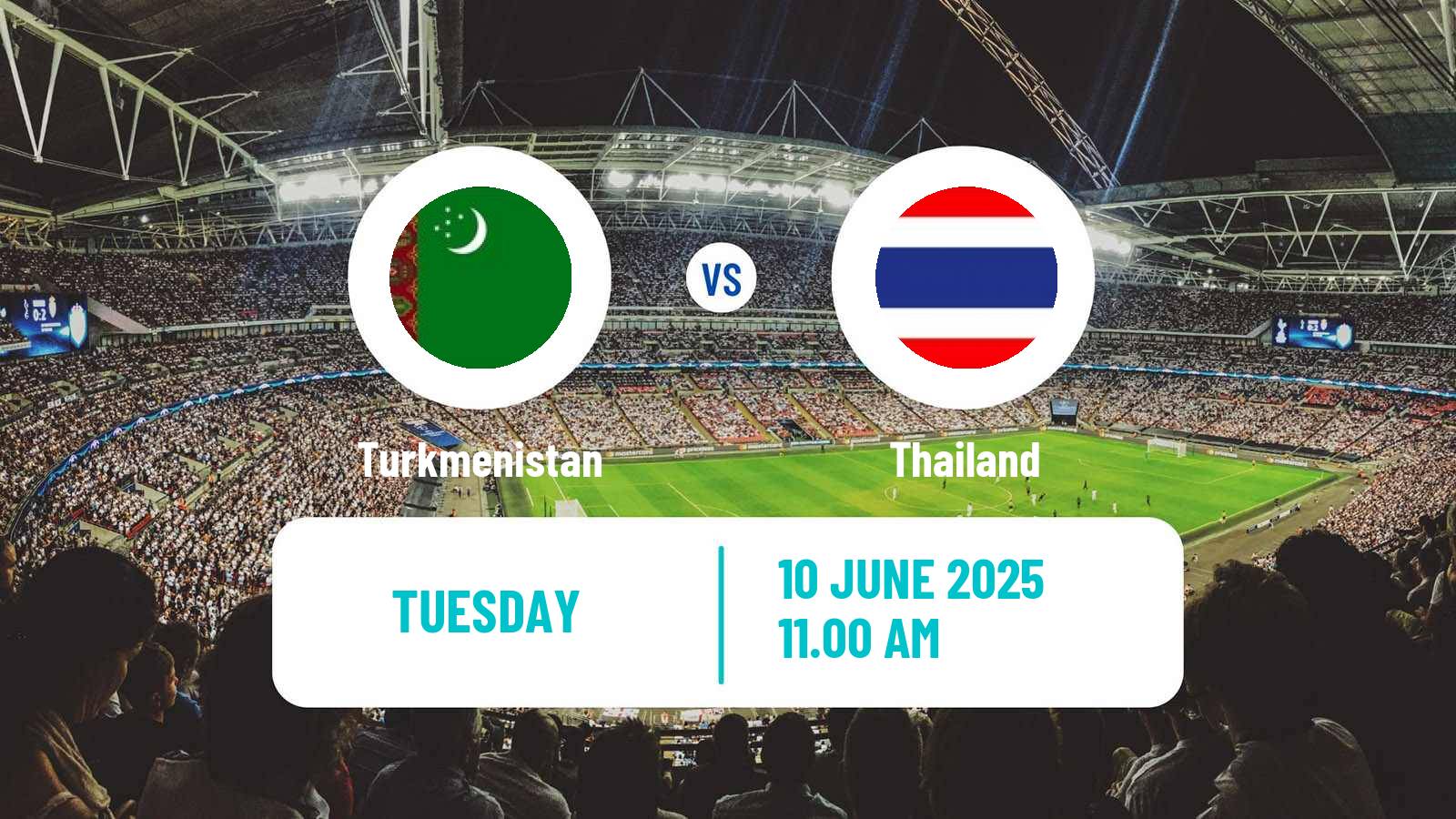 Soccer Asian Cup Turkmenistan - Thailand