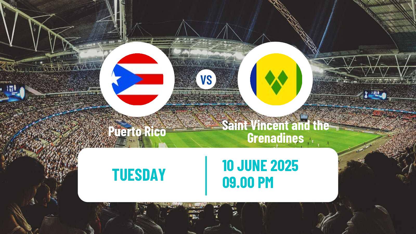 Soccer FIFA World Cup Puerto Rico - Saint Vincent and the Grenadines