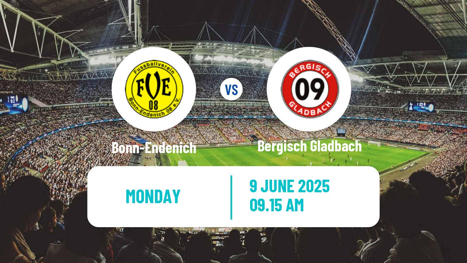 Soccer German Oberliga Mittelrhein Bonn-Endenich - Bergisch Gladbach